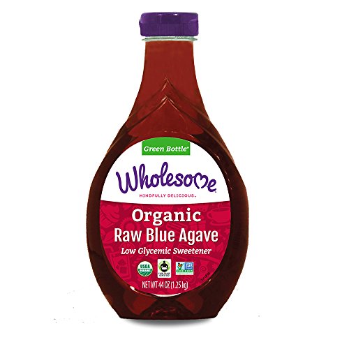 Wholesome Organic Raw Blue Agave Nectar, Syrup, Low Glycemic Swe