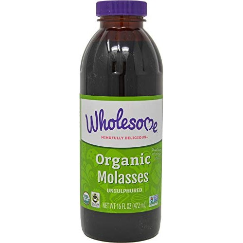 Wholesome Sweeteners Organic Blackstrap Molasses, Unsulphured, 1