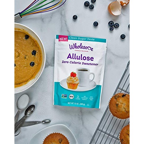 Wholesome Sweeteners Allulose Zero Calorie Granulated Sweetener,