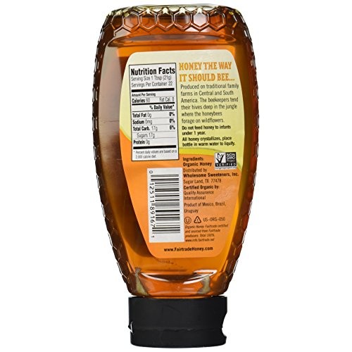 Wholesome Sweeteners Fair Trade Organic Honey, 1.17 Pound