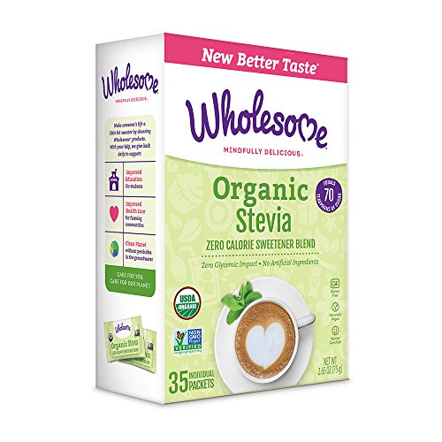 Wholesome Sweeteners Organic Stevia, 35 Count