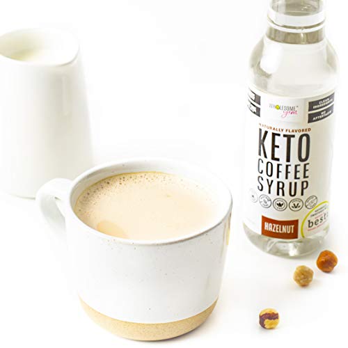 Wholesome Yum Keto Coffee Syrup - Sugar Free Hazelnut Syrup With