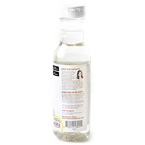 Wholesome Yum Keto Coffee Syrup - Sugar Free Hazelnut Syrup With