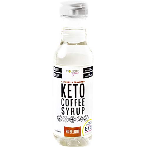 Wholesome Yum Keto Coffee Syrup - Sugar Free Hazelnut Syrup With
