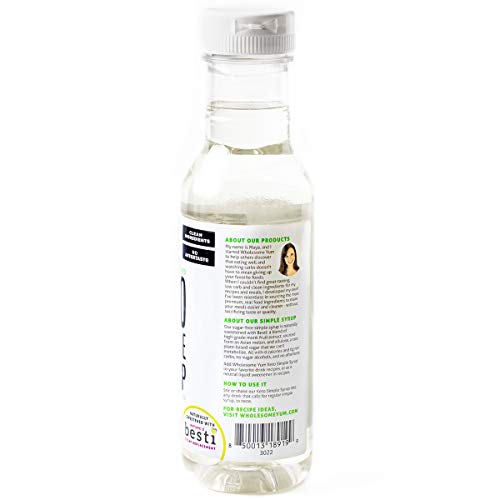 Wholesome Yum Keto Simple Syrup - Skinny Sugar Free Simple Syrup