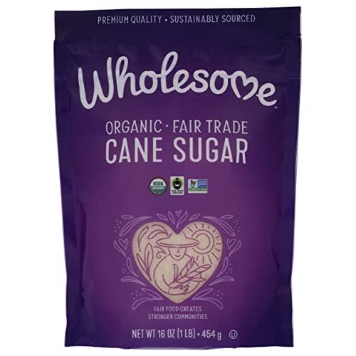 Wholesome Organic Cane Sugar, USDA Certified Organic, Fair Trade...