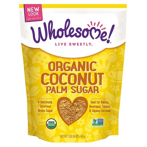 Wholesome Sweeteners Organic Coconut Palm Sugar -- 1 Lb - 2 Pc