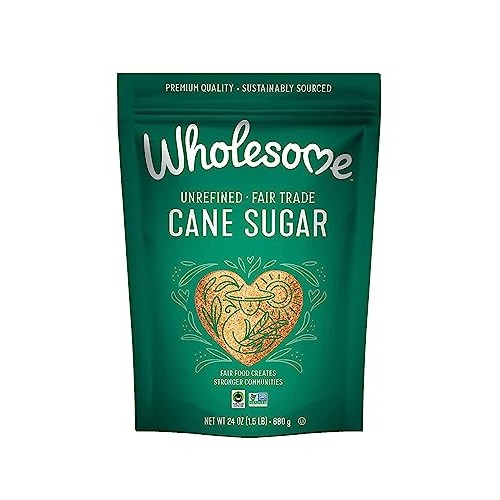Wholesome Unrefined, Fair Trade, Natural Cane Sugar, 24 Ounce