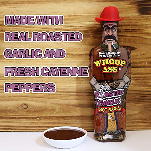 Whoop Ass Premium Bacon, Green Habanero, And Roasted Garlic Hot