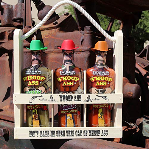 Whoop Ass Premium Bacon, Green Habanero, And Roasted Garlic Hot