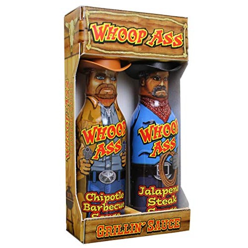 Whoop Ass Premium Grillin Sauces – 12 Oz. 2 Pack -Bbq Sauce A
