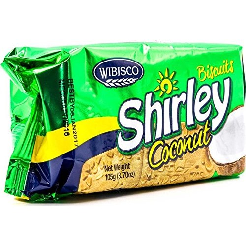 Wibisco Shirley Biscuits, Coconut, 3.7, Coconut 3.7 Ounce Pack ...