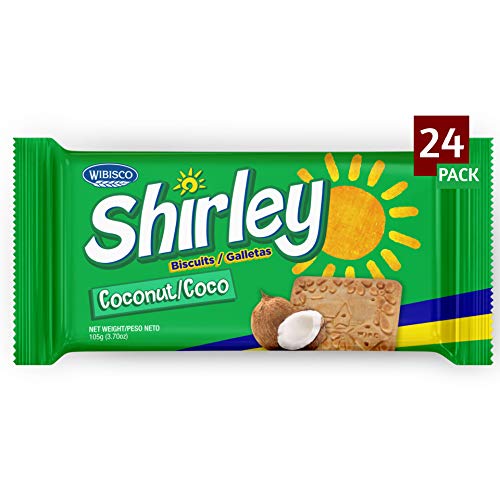 Wibisco Shirley Biscuits, Coconut, 3.7, Coconut 3.7 Ounce Pack ...