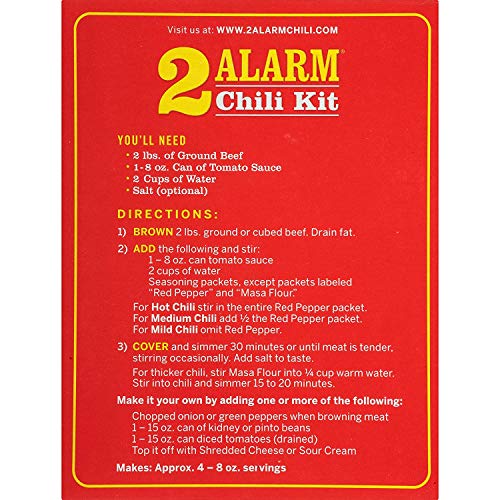 Wick Fowler, 2-Alarm Chili Kit, 3.3 Ounce