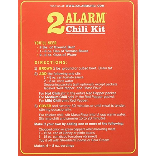 Wick Fowlers 2 Alarm Chili Kit 2 Boxes