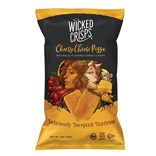 Baked Veggie Chips, Wicked Crisps - Cheesy Cheese Pizza, Healthy