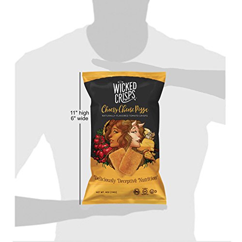 Baked Veggie Chips, Wicked Crisps - Cheesy Cheese Pizza, Healthy