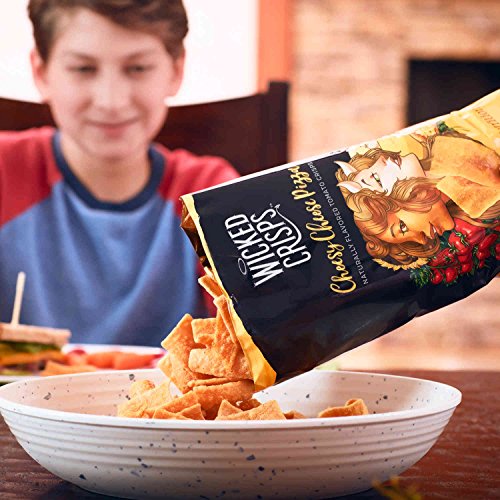 Baked Veggie Chips, Wicked Crisps - Cheesy Cheese Pizza, Healthy