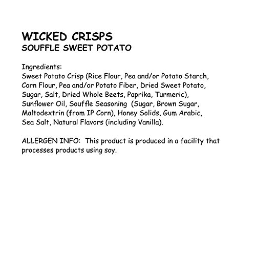 Baked Veggie Chips , Wicked Crisps - Sweet Potato Soufflé, Healt