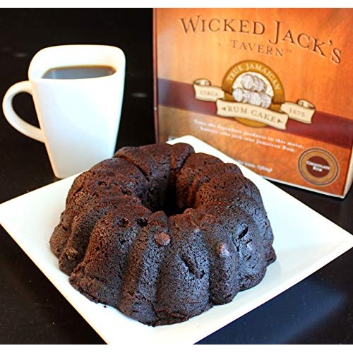 Wicked Jacks Jamaican Chocolate Rum Cake, 20-Oz, Vacuum Packed