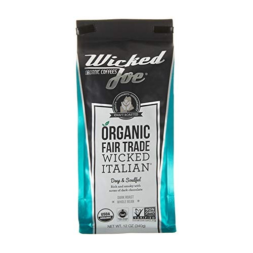 Wicked Joe Coffee Italian Whole Bean, 12 Oz