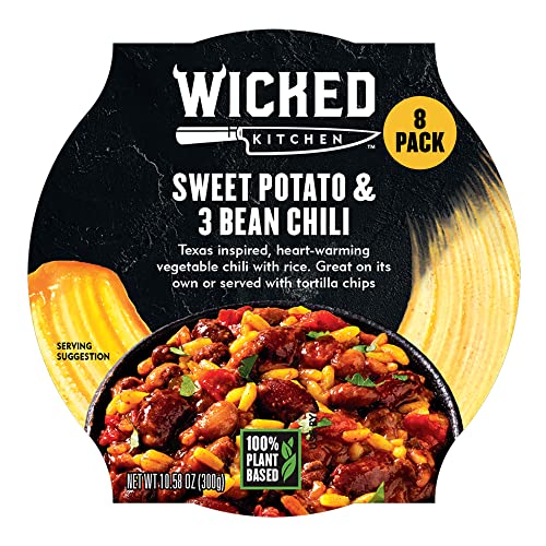 Wicked Kitchen Ready To Eat Meals, Sweet Potato &Amp; Three Bean Chi