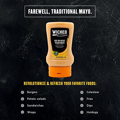 Wicked Kitchen Vegan Mayo, Bac-No-Naise - Vegan Mayonnaise & Egg...