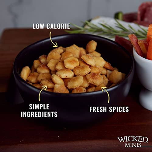 Wicked Minis Soup And Oyster Crackers - Seasoned Flavored Mini P