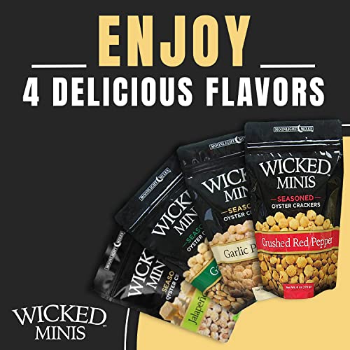 Wicked Minis Soup And Oyster Crackers - Seasoned Flavored Mini P