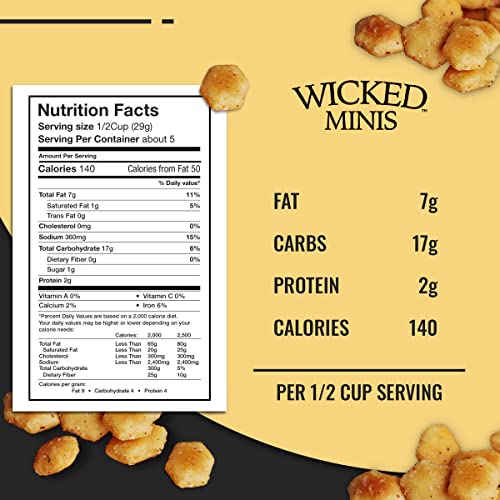 Wicked Minis Soup And Oyster Crackers - Seasoned Flavored Mini P