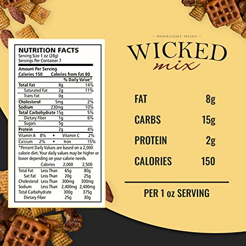 Wicked Mix Snack Mix With Mixed Nuts - Sweet &Amp; Spicy Trail Mix S