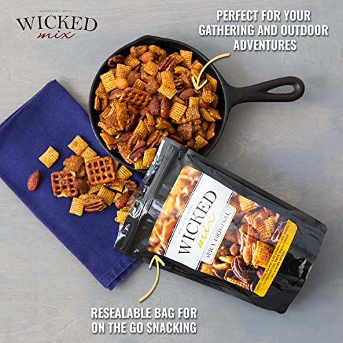 Wicked Mix Snack Mix With Mixed Nuts - Sweet &Amp; Spicy Trail Mix S
