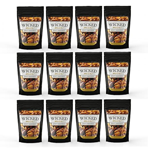 Wicked Mix Snack Mix with Mixed Nuts - Sweet & Spicy Trail Mix S...