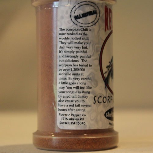 Spice Gift Set Chili Pepper Powder Ghost Trinidad Moruga Scorpio