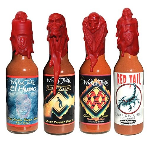 Ghost Pepper Hot Sauce Wicked Tickle Xxx Chipotle Extra Hot Worl