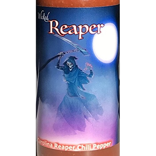 Carolina Reaper Hot Sauce 5 Dried Whole Chili Peppers +2 Free Gi