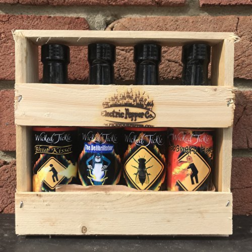 Ghost Pepper And Habanero Hot Sauce 4 Pack Wicked Tickle