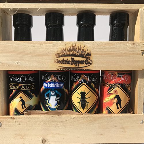 Ghost Pepper And Habanero Hot Sauce 4 Pack Wicked Tickle