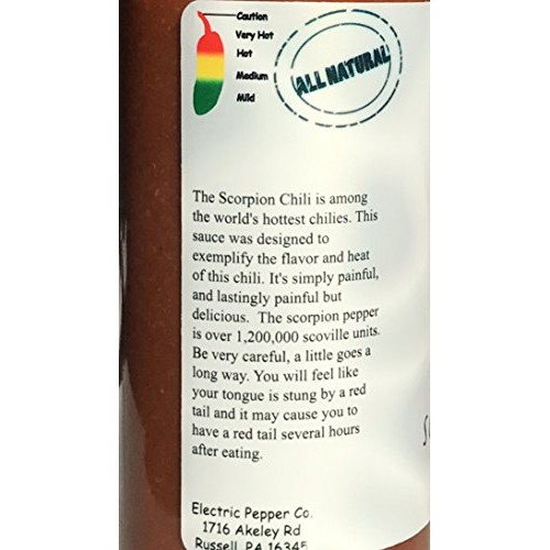 Hot Sauce Gift Set Carolina Reaper Ghost Pepper Scorpion Habaner