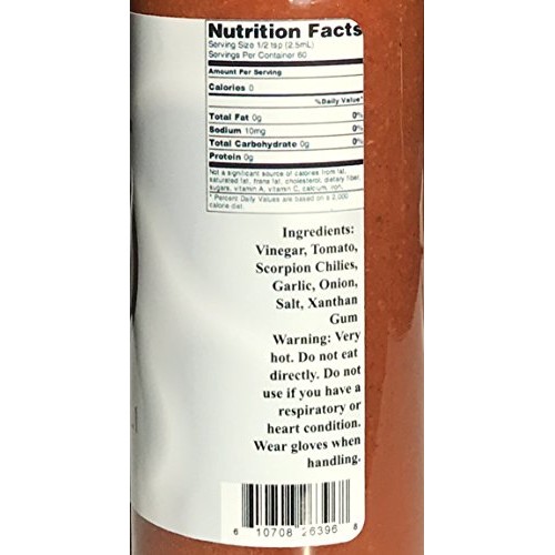 Hot Sauce Gift Set Carolina Reaper Ghost Pepper Scorpion Habaner