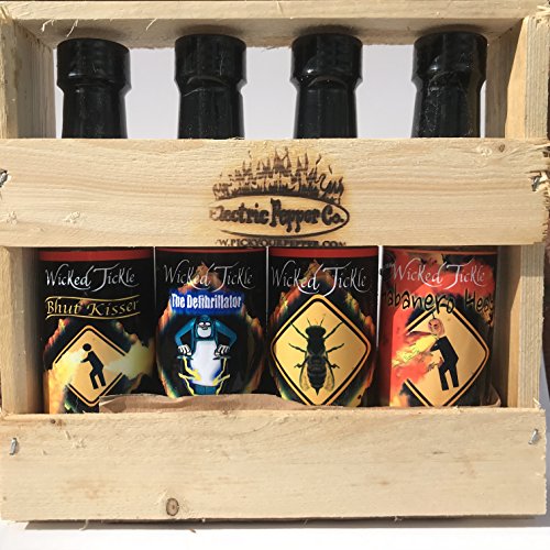 Hot Sauce Gift Set Ghost Pepper Habanero Gift Box 4 Pack +7 Free