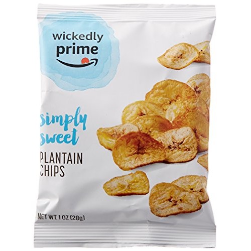Wickedly Prime Plantain Chips, Simple &Amp; Slightly Sweet, Snack Pa