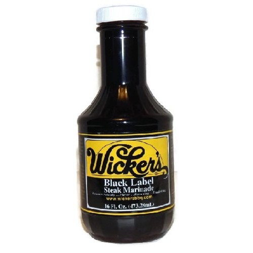 Wickers Sauce Black Label Steak Marinade, 16-Ounce