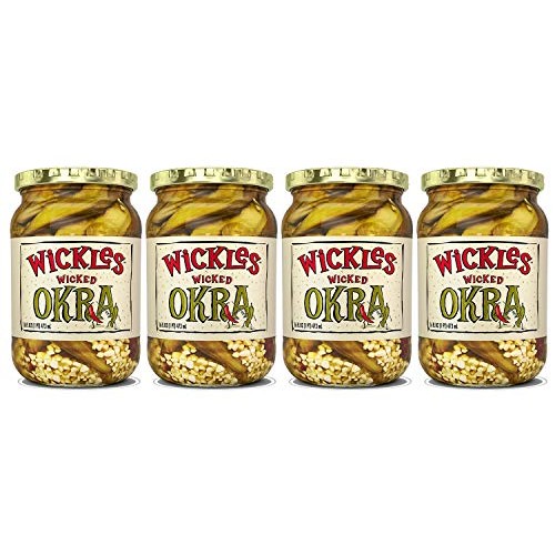 Sims Foods, Wickles Wicked Okra, 16 Oz Pack Of 4