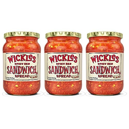 Wickles Spicy Red Sandwich Spread, 16 Oz Pack Of 3