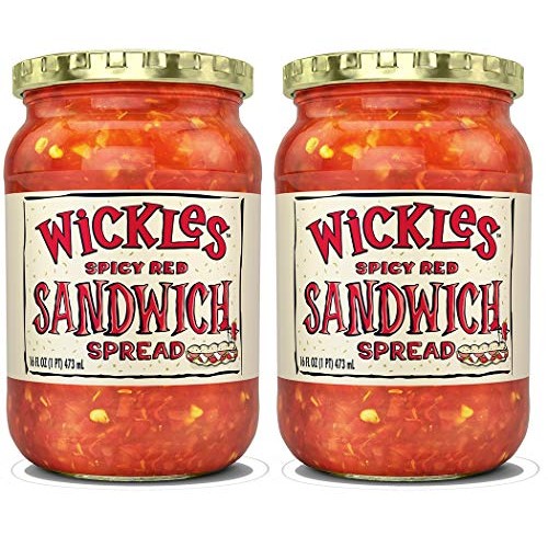Wickles Spicy Red Sandwich Spread, 16 Oz Pack Of 2