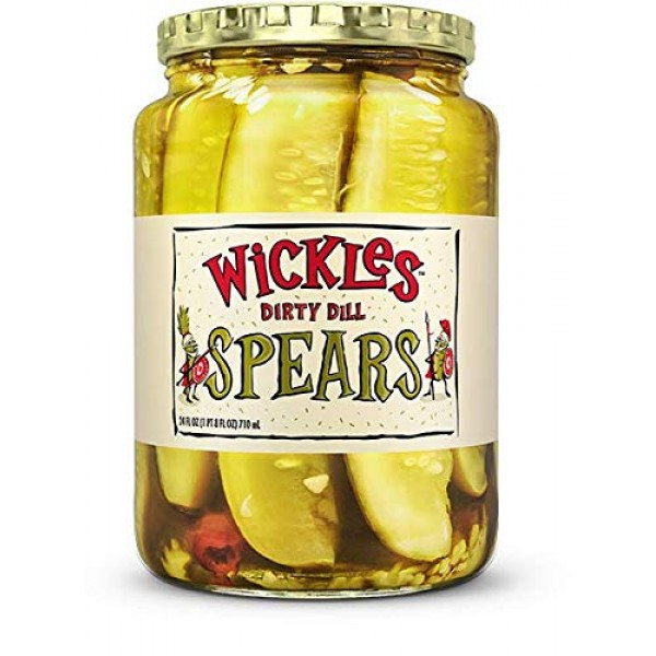Wickles Dirty Dill Spears, 24 Oz Pack - 1