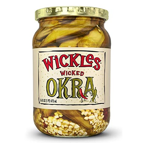 Wickles Wicked Okra, 16 Oz Pack - 12