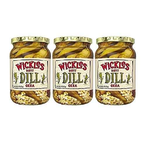 Wickles Dirty Dill Okra, 16 Oz Pack - 3