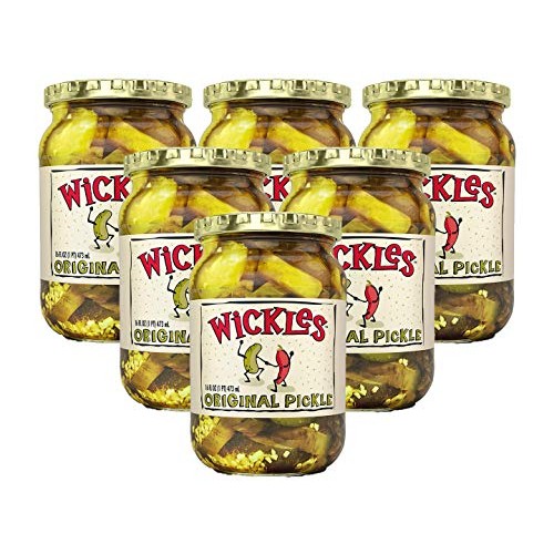 Wickles Original Slices, 16 Oz Pack - 6